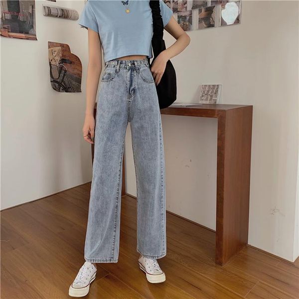 jeans dd2761 new korean style loose straightleg pants versatile highwaist wideleg pants jeans, Blue
jeans dd2761 new korean style loose straightleg pants versatile highwaist wideleg pants jeans, Blue