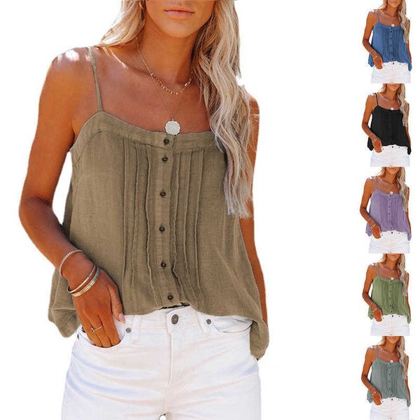 women's t-shirt undershirt 2023 new designer loose outreach summer button square collar suspenders denim natural color small undershirt, White
women's t-shirt undershirt 2023 new designer loose outreach summer button square collar suspenders denim natural color small undershirt, White