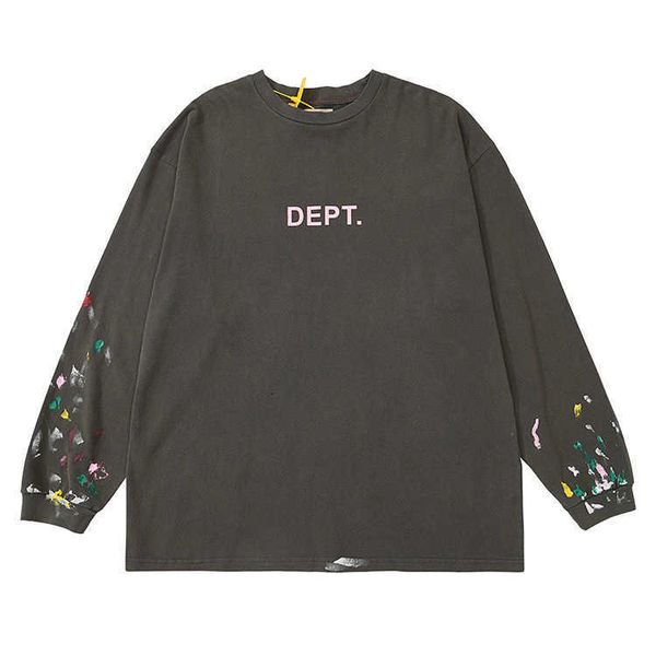 men's hoodies galleryse depts designer hoodie old hand painted splash-ink letter printed high street trend round neck long-sleeved t-sh, Black
men's hoodies galleryse depts designer hoodie old hand painted splash-ink letter printed high street trend round neck long-sleeved t-sh, Black