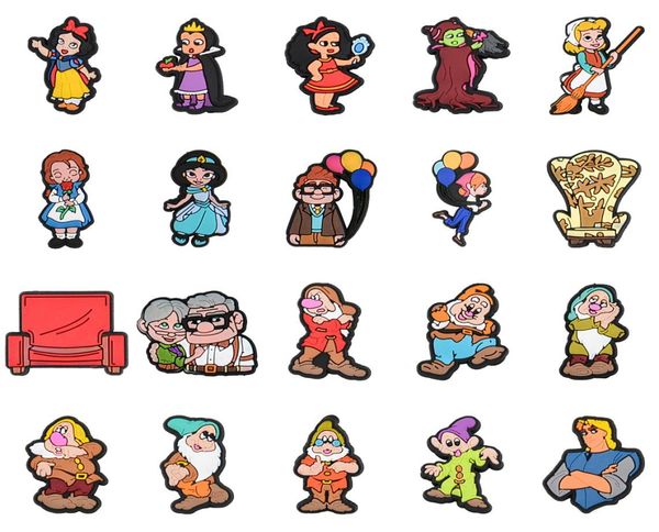 kawaii 7 dwarfs pvc shoe charms cartoon princess shoes decoration for kids croc pins accessories party gift3836725, White;pink
kawaii 7 dwarfs pvc shoe charms cartoon princess shoes decoration for kids croc pins accessories party gift3836725, White;pink