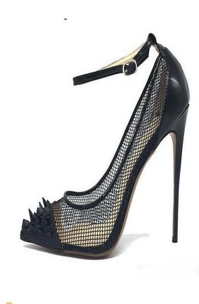 fashion women shoes black gauze high heels rivets ankle strap wedding party shoes highheeled pumps 12cm10cm8cm studded spi2230785
fashion women shoes black gauze high heels rivets ankle strap wedding party shoes highheeled pumps 12cm10cm8cm studded spi2230785