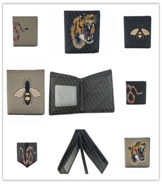 men animal short wallet leather black snake tiger bee wallets women purse card holders with gift box2474993, Red;black
men animal short wallet leather black snake tiger bee wallets women purse card holders with gift box2474993, Red;black