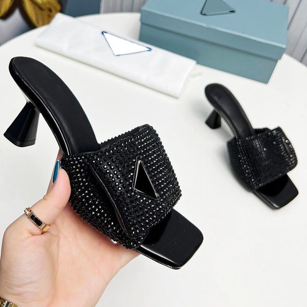 womens sandals stiletto heels 3.5cm slippers slip on slides ladies with strass mules designer square toes dress shoes girls classic silver g, Black
womens sandals stiletto heels 3.5cm slippers slip on slides ladies with strass mules designer square toes dress shoes girls classic silver g, Black