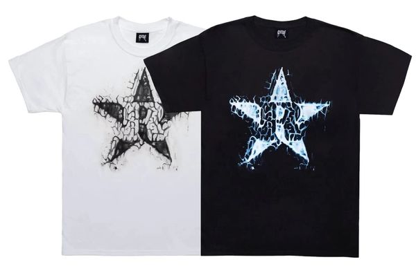 designer fashion t shirt revenge avenger star tee pentagram lightning print trendy high street loose short sleeve t-shirt, White;black
designer fashion t shirt revenge avenger star tee pentagram lightning print trendy high street loose short sleeve t-shirt, White;black
