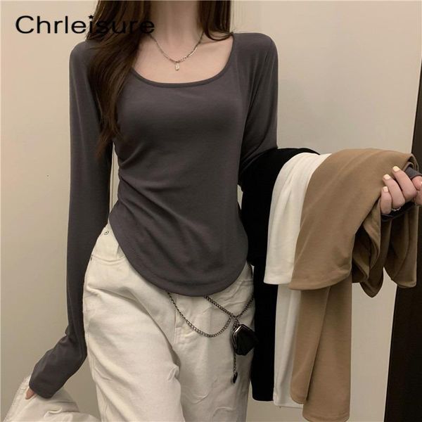 womens tshirt chrleisure women irregular tshirts long sleeve casual spring autumn solid crop square neck fashion slim tees shirts 230419, White
womens tshirt chrleisure women irregular tshirts long sleeve casual spring autumn solid crop square neck fashion slim tees shirts 230419, White