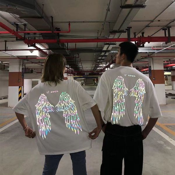 womens tshirt dark reflective wings shortsleeved tshirt men and women fashion trend ins street loose casual couple s summer 230419, White
womens tshirt dark reflective wings shortsleeved tshirt men and women fashion trend ins street loose casual couple s summer 230419, White