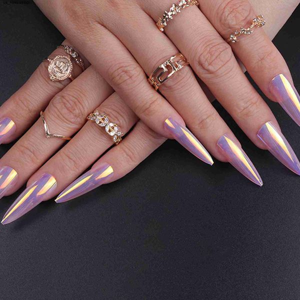 false nails 24pcsset long stiletto fake nails set press on long almond magic mirror false nails with glue wearable artificial nail stickers, Red;gold
false nails 24pcsset long stiletto fake nails set press on long almond magic mirror false nails with glue wearable artificial nail stickers, Red;gold