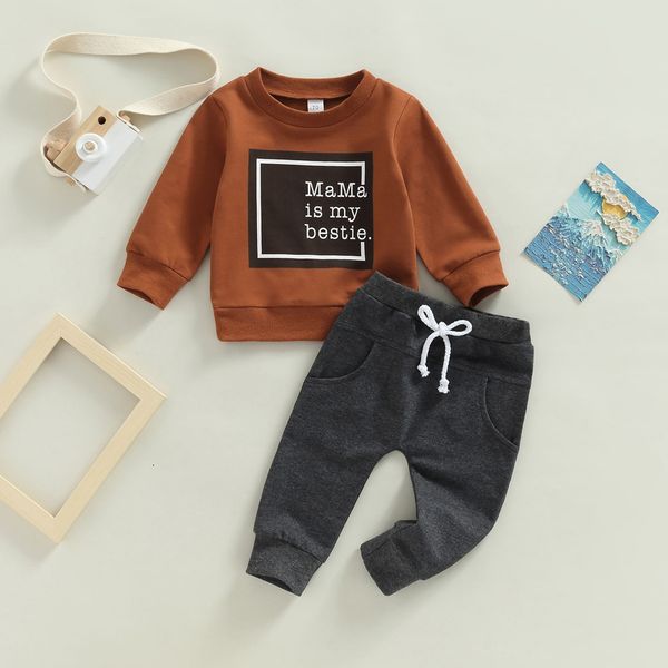 clothing sets focusnorm 2pcs autumn causal baby boys 03y clothes letter patchwork long sleeve pullover sweatshirt pants 230418, White
clothing sets focusnorm 2pcs autumn causal baby boys 03y clothes letter patchwork long sleeve pullover sweatshirt pants 230418, White