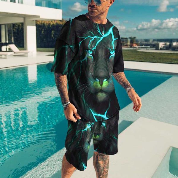 tracksuits sportswear oversized 3d printed t-shirt shorts men's t-shirt fashion outfit the lion king summer streetwear men's set, Gray
tracksuits sportswear oversized 3d printed t-shirt shorts men's t-shirt fashion outfit the lion king summer streetwear men's set, Gray