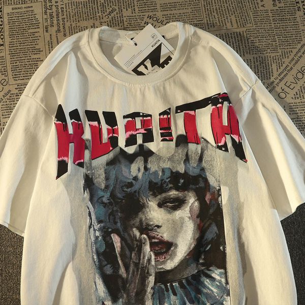 men's tshirts american retro street men large size cotton shortsleeved tshirt and wo summer loose dark hiphop trendy 230419, White;black
men's tshirts american retro street men large size cotton shortsleeved tshirt and wo summer loose dark hiphop trendy 230419, White;black