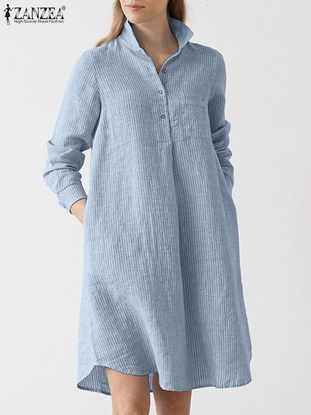 casual dresses zanzea women lapel long sleeve dresses striped printed elegant dress button bohemian casual sundress loose holiday beach robe, Black;gray
casual dresses zanzea women lapel long sleeve dresses striped printed elegant dress button bohemian casual sundress loose holiday beach robe, Black;gray