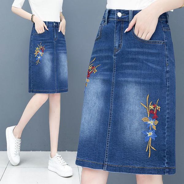 dresses women 2022 summer new high waist pencil denim skirts female floral embroidery jeans skirts ladies slim package hip skirts i111, White;black
dresses women 2022 summer new high waist pencil denim skirts female floral embroidery jeans skirts ladies slim package hip skirts i111, White;black