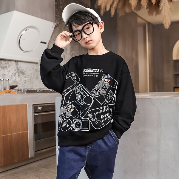 hoodies sweatshirts boys spring and autumn pure cotton casual fashion cartoon prints loose sports youth oneck pullovers 230418, Black
hoodies sweatshirts boys spring and autumn pure cotton casual fashion cartoon prints loose sports youth oneck pullovers 230418, Black