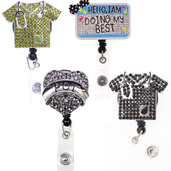 20 pcs/lot fashion key rings mix style i am doing my pct scrub life sparkles badge holder for nurse doctor office worker, Slivery;golden
20 pcs/lot fashion key rings mix style i am doing my pct scrub life sparkles badge holder for nurse doctor office worker, Slivery;golden