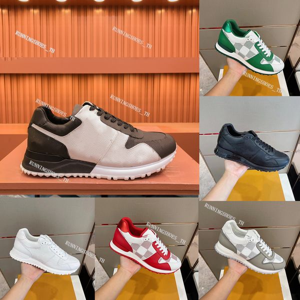 run away sneaker designer men casual shoes calf leather trainers mesh mixed color trainer platform rubber shoe, Black
run away sneaker designer men casual shoes calf leather trainers mesh mixed color trainer platform rubber shoe, Black