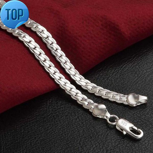 925 sterling silver snake bone chain necklace 5mm width men women jewelry necklace diy accessories 20 22 24 26 28 30inch
925 sterling silver snake bone chain necklace 5mm width men women jewelry necklace diy accessories 20 22 24 26 28 30inch