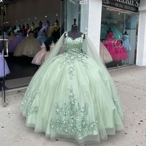 sage green shiny sweetheart quinceanera dresses with cape sweet 16 dresses ball gown applique tulle birthday gowns vestidos, Blue;red
sage green shiny sweetheart quinceanera dresses with cape sweet 16 dresses ball gown applique tulle birthday gowns vestidos, Blue;red