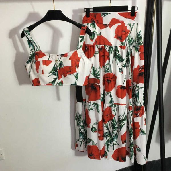 23ss shirt suit skirt set womens designer clothing temperament flower print strapless suspender high waist half skirt sets womens clothing a, White
23ss shirt suit skirt set womens designer clothing temperament flower print strapless suspender high waist half skirt sets womens clothing a, White