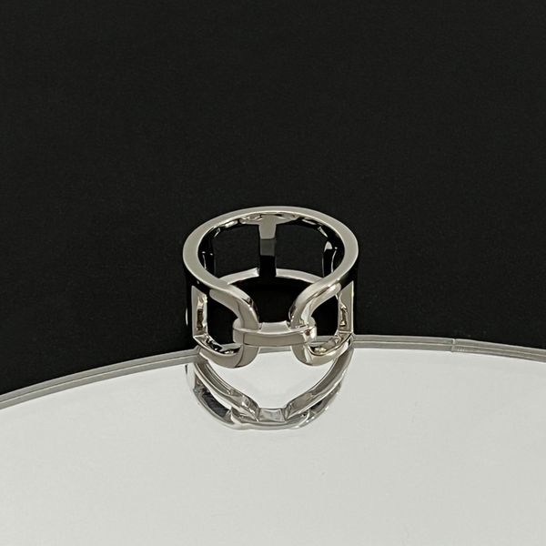 ever chaine d ancre ring h for woman designer couple gold plated 18k size 6-8 t0p highest counter advanced materials luxury jewelry annivers, Silver
ever chaine d ancre ring h for woman designer couple gold plated 18k size 6-8 t0p highest counter advanced materials luxury jewelry annivers, Silver