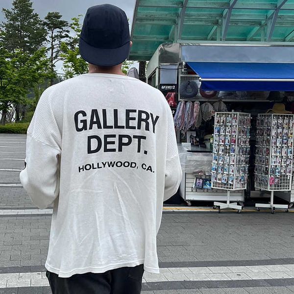 men's hoodies galleryse depts designer hoodie waffle long sleeve letter print casual loose couple men's and women's round nec, Black
men's hoodies galleryse depts designer hoodie waffle long sleeve letter print casual loose couple men's and women's round nec, Black