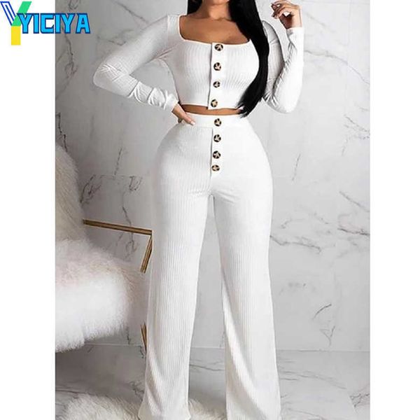 yiciya tracksuit women 2 piece set long sleeve cardigan slim button casual set sweater elastic waist pant knitted suit women coat, White
yiciya tracksuit women 2 piece set long sleeve cardigan slim button casual set sweater elastic waist pant knitted suit women coat, White