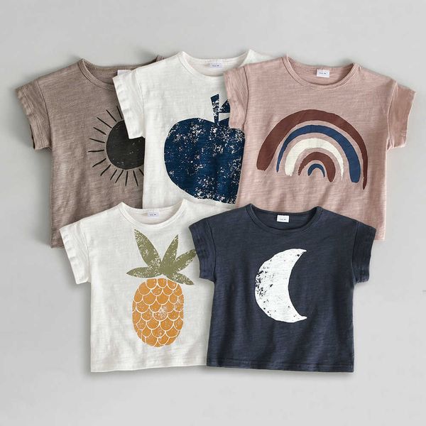 t-shirts fashion kids summer t-shirts slub cotton toddler baby clothes children tees for boys girls p230419, Blue
t-shirts fashion kids summer t-shirts slub cotton toddler baby clothes children tees for boys girls p230419, Blue