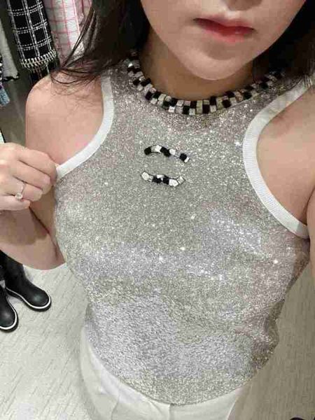 women's tanks & camis designer temperament small fragrant wind silver sequin sling 2023 summer new unique design tank ducx, White
women's tanks & camis designer temperament small fragrant wind silver sequin sling 2023 summer new unique design tank ducx, White