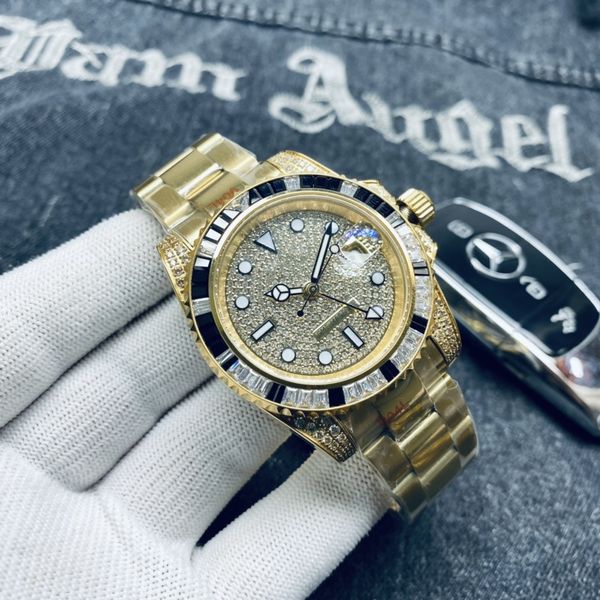 aaa-watches mens gmt watch automatic mechanical modern business wristwatch round stainless waterproof sapphire classcal dress day date watch, Slivery;golden
aaa-watches mens gmt watch automatic mechanical modern business wristwatch round stainless waterproof sapphire classcal dress day date watch, Slivery;golden