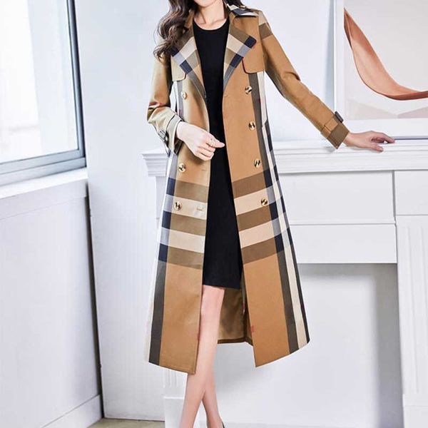 women's trench coats designerspring womens long windbreaker fashion khaki plaid striped cardigan coat designer coats slim women windbre, Tan;black
women's trench coats designerspring womens long windbreaker fashion khaki plaid striped cardigan coat designer coats slim women windbre, Tan;black