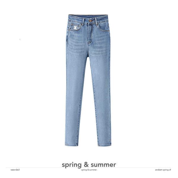 women's jeans designer 2023 south oil high end small foot fragrance elastic waist tight pencil pants ypnc, Blue
women's jeans designer 2023 south oil high end small foot fragrance elastic waist tight pencil pants ypnc, Blue