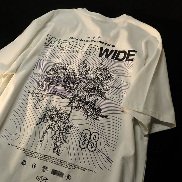 women's tshirt american summer style men and women retro fashion letter printed t shirt hong kong loose design couple student 230419, White
women's tshirt american summer style men and women retro fashion letter printed t shirt hong kong loose design couple student 230419, White