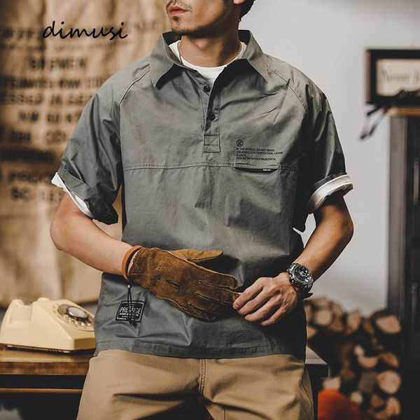 men's tshirts dimusi men's tshirt american retro loose summer short sleeves work shirt collar half sleeve clothes printing man 230, White;black
men's tshirts dimusi men's tshirt american retro loose summer short sleeves work shirt collar half sleeve clothes printing man 230, White;black