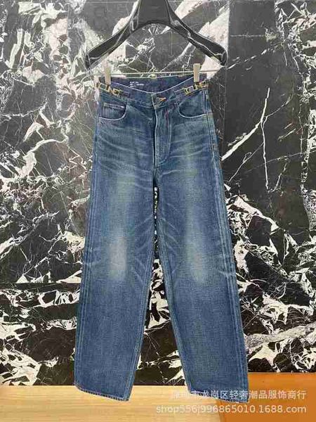 women's jeans designer nanyou denim decover arc de triomphe metal waist chain high loose fit women 9u42, Blue
women's jeans designer nanyou denim decover arc de triomphe metal waist chain high loose fit women 9u42, Blue