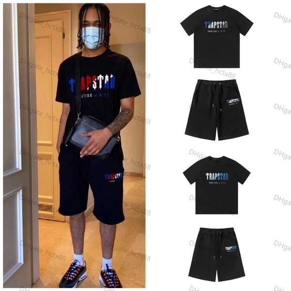 mens designer trapstar t shirt and shorts womens luxury brand tracksuit fashion embroidered short sleeves summer shorts crew neck clothes cl, White;black
mens designer trapstar t shirt and shorts womens luxury brand tracksuit fashion embroidered short sleeves summer shorts crew neck clothes cl, White;black