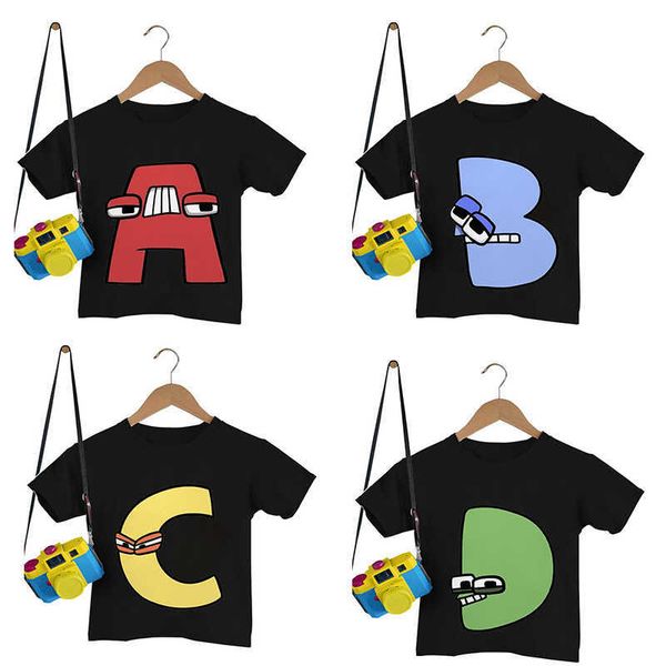 t-shirts alphabet lore clothes kawaii anime game t shirts children's a b c d e f g short sleeves boys girls clothes kids birthday gifts, Blue
t-shirts alphabet lore clothes kawaii anime game t shirts children's a b c d e f g short sleeves boys girls clothes kids birthday gifts, Blue