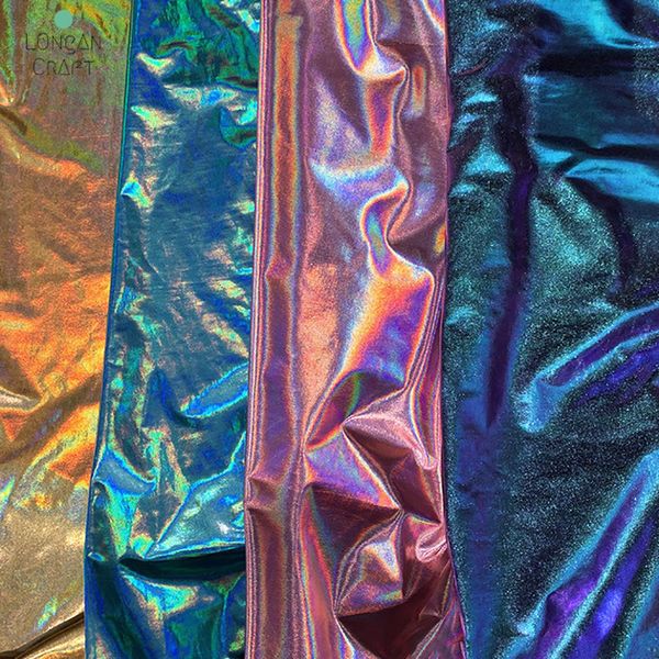 fabric 150cm50cm stretch shiny gold bronzing spandex fabric colorful laser fabric for diy stage cosplay costume dress 230419, Black;white
fabric 150cm50cm stretch shiny gold bronzing spandex fabric colorful laser fabric for diy stage cosplay costume dress 230419, Black;white