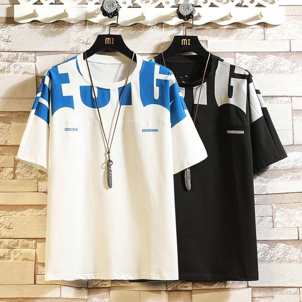 men's tshirts summer american retro letter print short sleeve high street tshirt male students oversize fashionable couple casual y2k, White;black
men's tshirts summer american retro letter print short sleeve high street tshirt male students oversize fashionable couple casual y2k, White;black