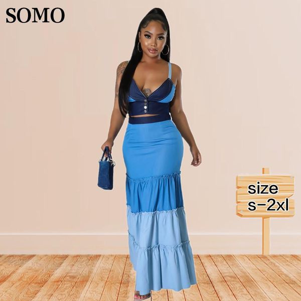 dress 2022 women clothes summer halter crop clothing long skirt dresses 2 piece sets outfits wholesale dropshipping, White
dress 2022 women clothes summer halter crop clothing long skirt dresses 2 piece sets outfits wholesale dropshipping, White