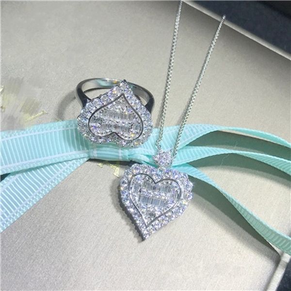 lovers heart jewelry sets 925 sterling silver chains party wedding earrings rings necklace for women bridal promise engagement jewelry
lovers heart jewelry sets 925 sterling silver chains party wedding earrings rings necklace for women bridal promise engagement jewelry