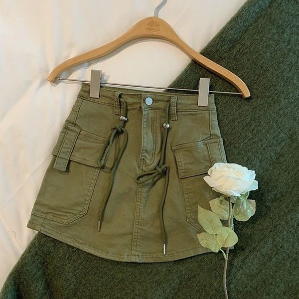 skirts rimocy drawstring high waist mini skirt women streetwear big pocket cargo skirt woman fashion short a line y2k skirts mujer 230419, Black
skirts rimocy drawstring high waist mini skirt women streetwear big pocket cargo skirt woman fashion short a line y2k skirts mujer 230419, Black