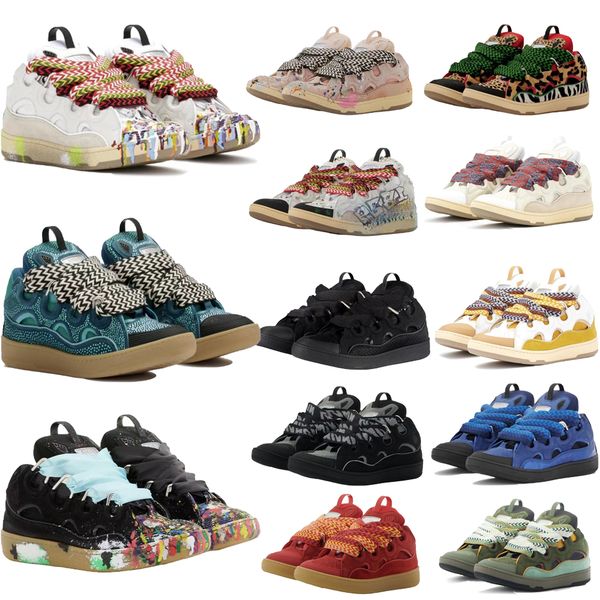 luxury lanvins dress shoes designer leather curb sneakers pairs men women lace-up extraordinary trainers calfskin rubber nappa platformsole, Black
luxury lanvins dress shoes designer leather curb sneakers pairs men women lace-up extraordinary trainers calfskin rubber nappa platformsole, Black