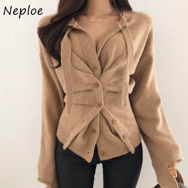 sweaters neploe autumn retro long sleeve knit cardigan women irregular singlebreasted womens sweaters torn edge waist ladies sweaters, White;black
sweaters neploe autumn retro long sleeve knit cardigan women irregular singlebreasted womens sweaters torn edge waist ladies sweaters, White;black