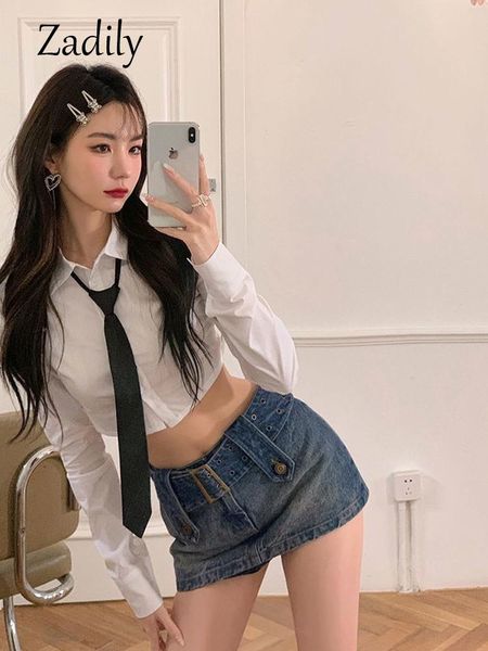 shirts zadily 2022 autumn japan style long sleeve tie white shirt women jk button up cotton crop female blouse clothing
shirts zadily 2022 autumn japan style long sleeve tie white shirt women jk button up cotton crop female blouse clothing