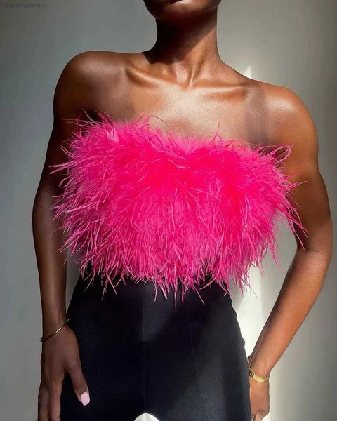 2023 fashion women feather off shoulder cropped y2k tube furry crop party club tank woman zipper green cute 0419, White
2023 fashion women feather off shoulder cropped y2k tube furry crop party club tank woman zipper green cute 0419, White