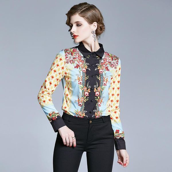 shirts spring autumn women's blouse 2022 european commuter lapel printing longsleeved blouse new female slim x878, White
shirts spring autumn women's blouse 2022 european commuter lapel printing longsleeved blouse new female slim x878, White