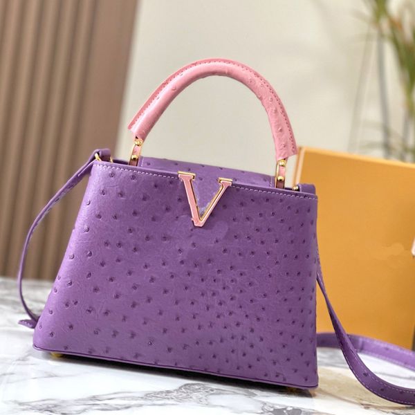 ostrich genuine leather handbag shoulder bags handle totes fashion letter lock crossbody bags capucines handbags removable adjustable strap
ostrich genuine leather handbag shoulder bags handle totes fashion letter lock crossbody bags capucines handbags removable adjustable strap