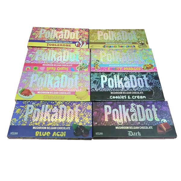 polkadot chocolate bar box magic mushrooms 4g polka dot chocolate bars dank berries cream packaging boxes 12 style cookies and cream cinnamo
polkadot chocolate bar box magic mushrooms 4g polka dot chocolate bars dank berries cream packaging boxes 12 style cookies and cream cinnamo