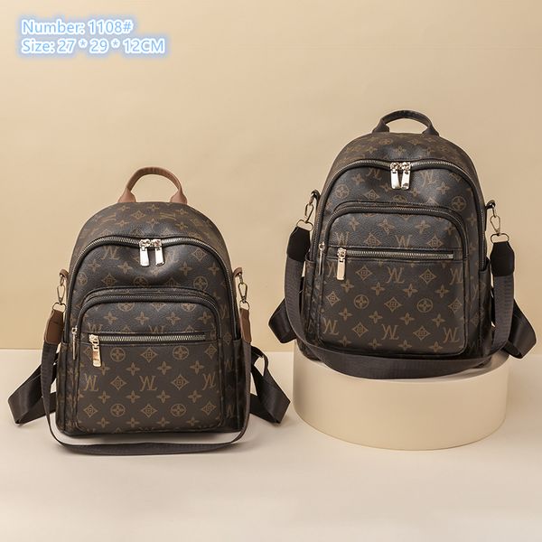 wholesale ladies shoulder bag 2 colors simple and versatile brown college style student backpacks soft leather fashion handbag retro letter
wholesale ladies shoulder bag 2 colors simple and versatile brown college style student backpacks soft leather fashion handbag retro letter