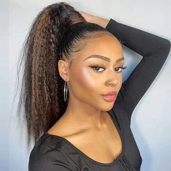 fashion italian yaki human hair ponytail extension coarse yaki kinky straight drawstring ponytail for black women 140g
fashion italian yaki human hair ponytail extension coarse yaki kinky straight drawstring ponytail for black women 140g