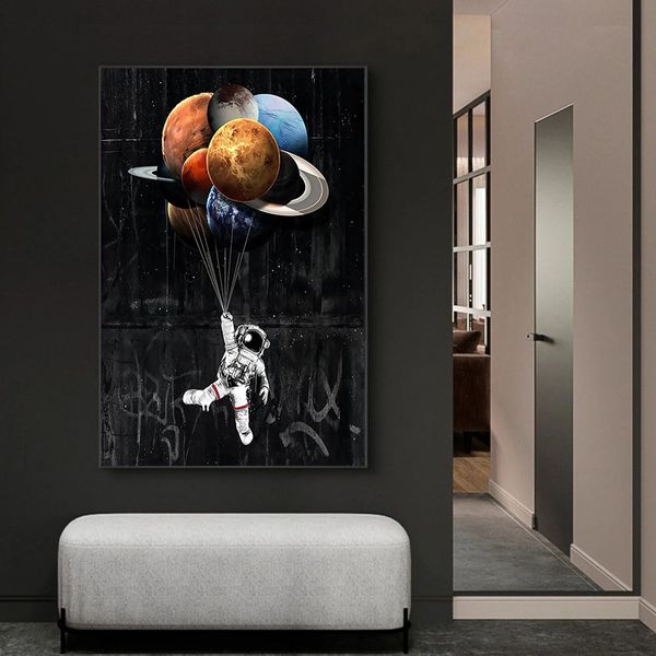 abstract astronaut with the planet canvas painting nordic cartoon posters and prints wall art for living room home decoration
abstract astronaut with the planet canvas painting nordic cartoon posters and prints wall art for living room home decoration